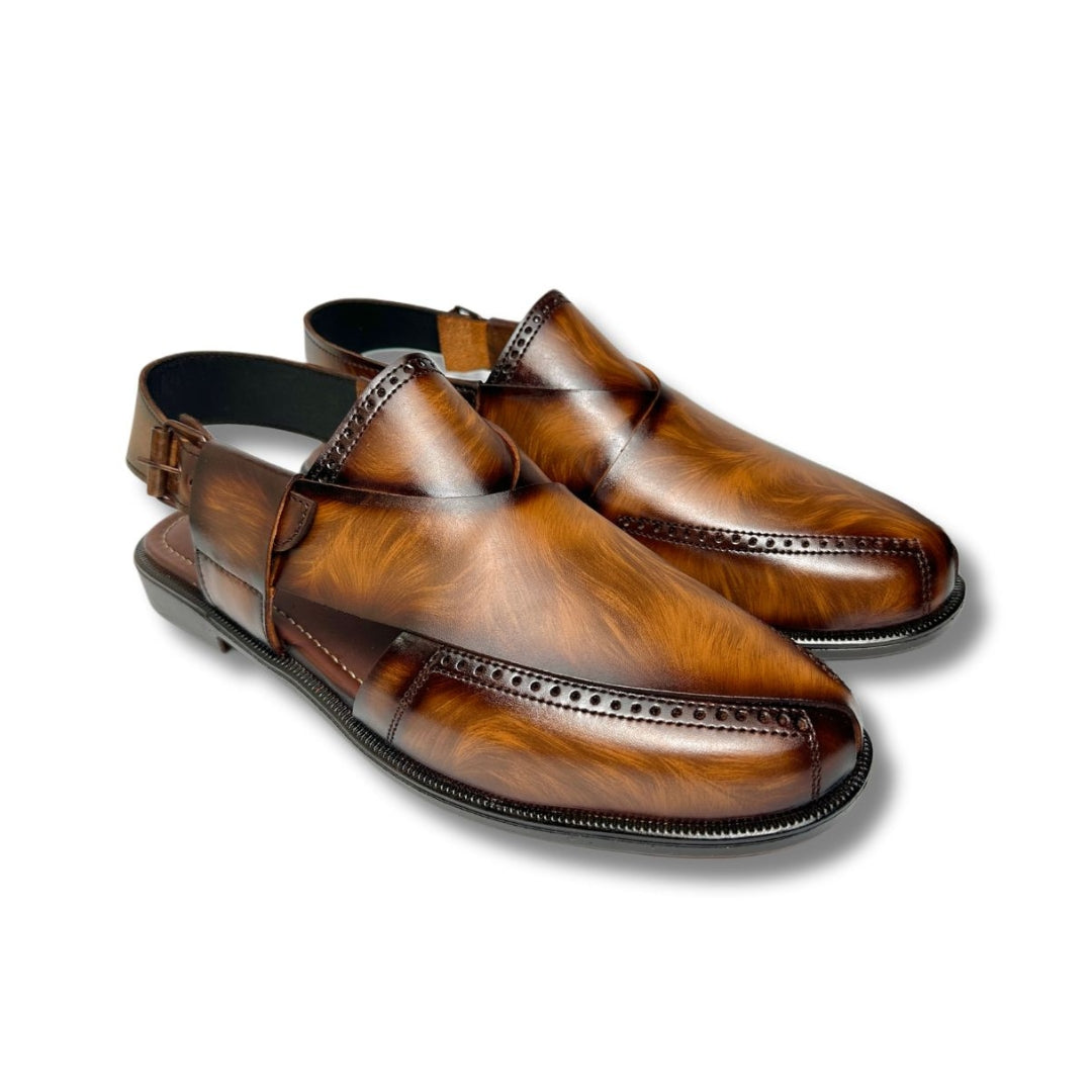 Babar-sheer leather peshawari sandal