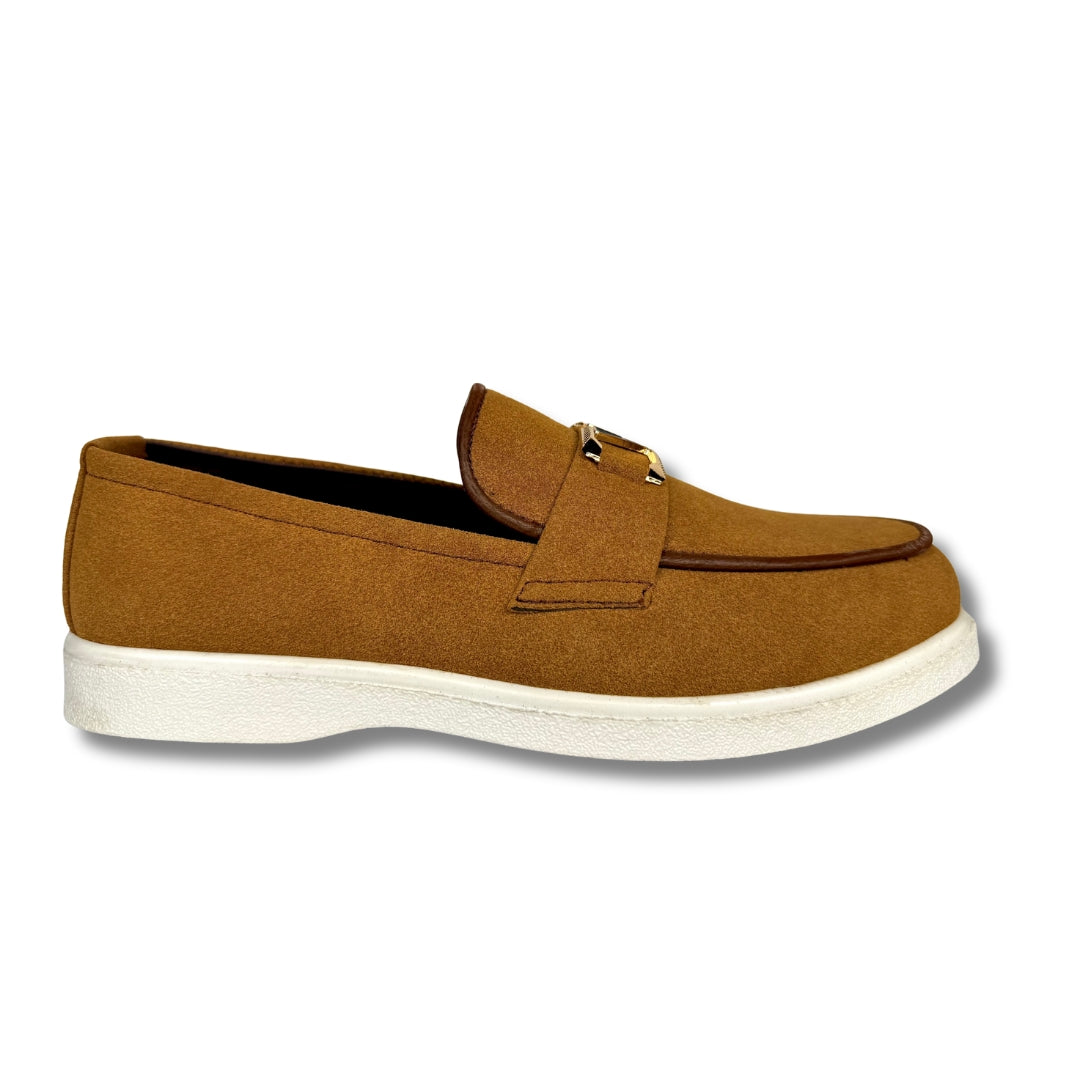 CAMEL BROWN SUEDE LOAFER