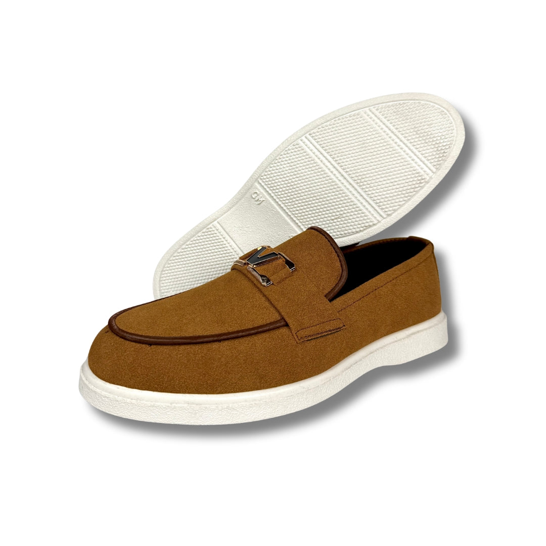 CAMEL BROWN SUEDE LOAFER