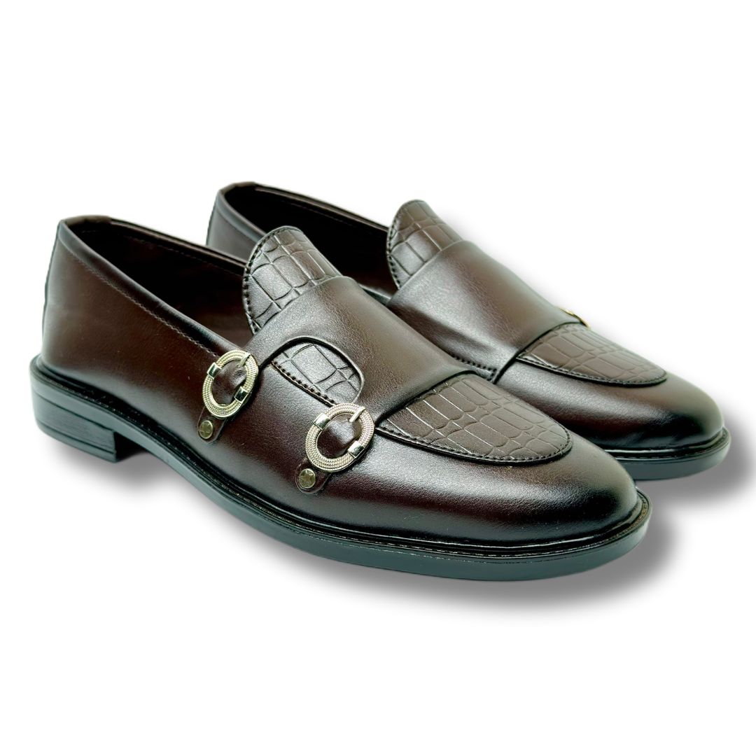 BROWN MONK LOAFER