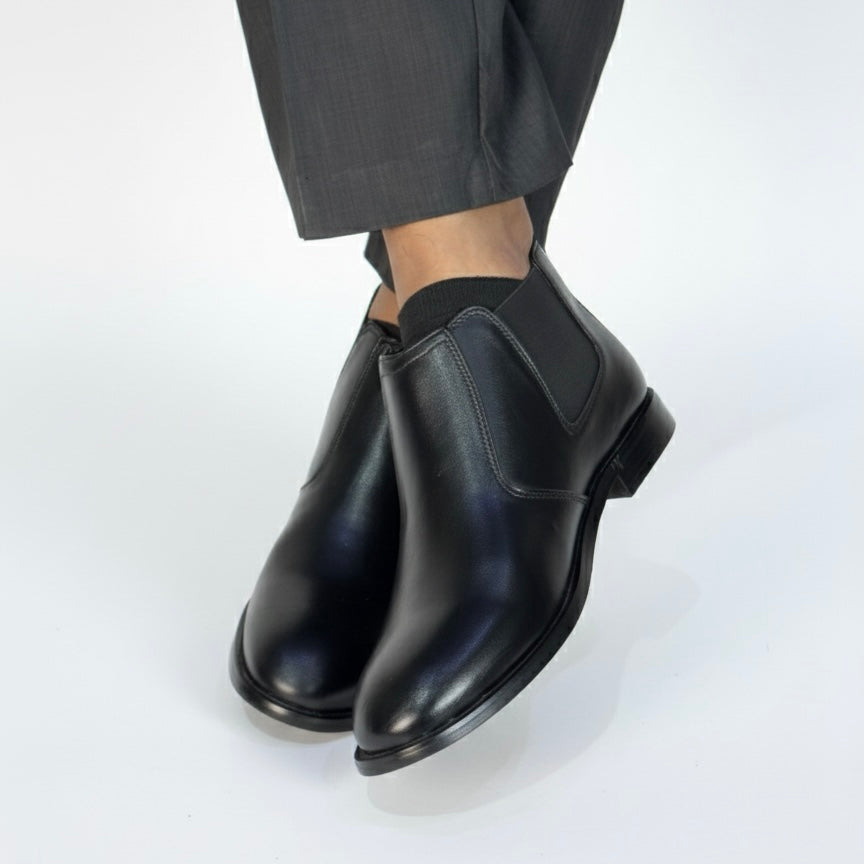BLACK CHELSEA BOOT PURE LEATHER