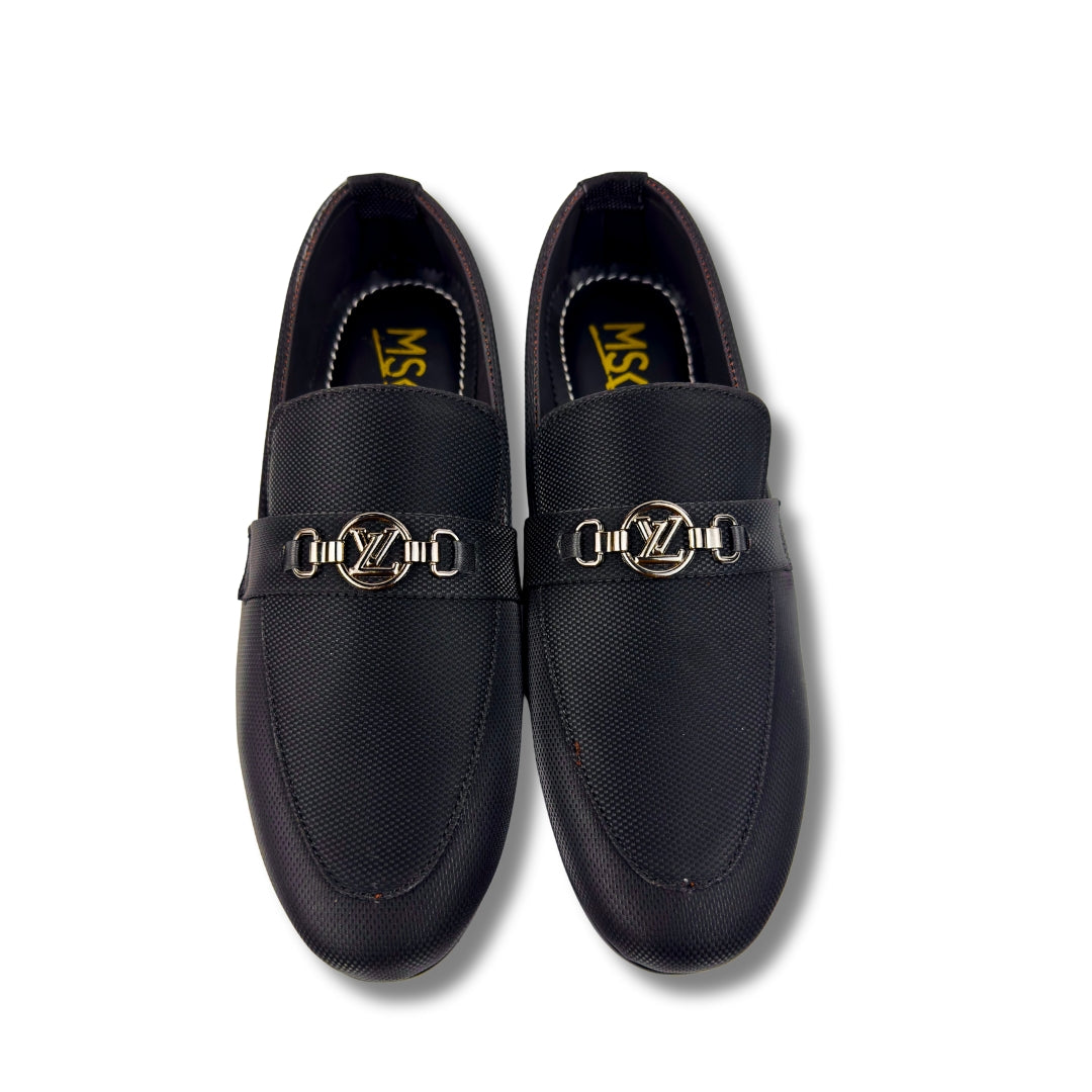 BLACK BUFFED LOAFER