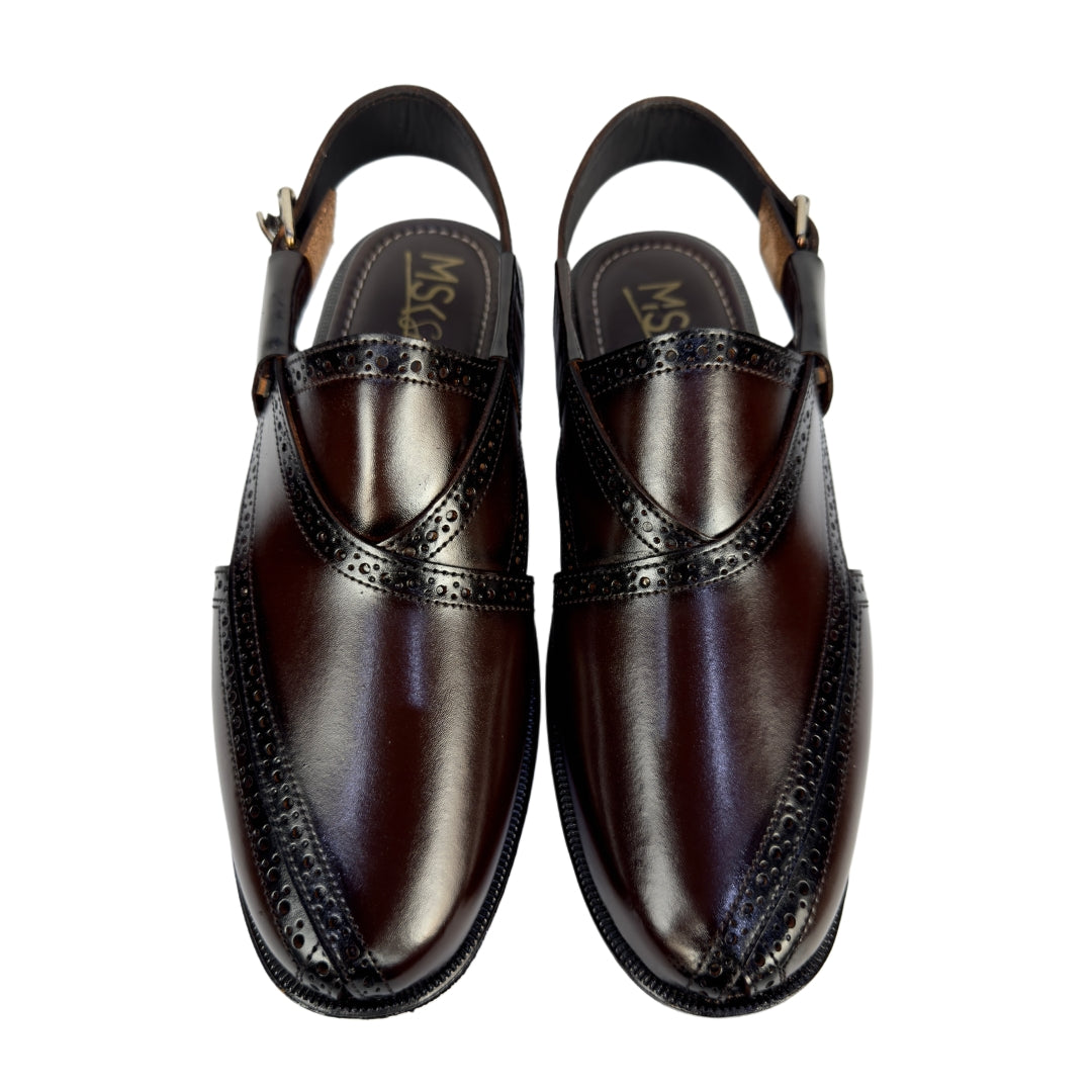 Brown Leather Pehsawari Sandal