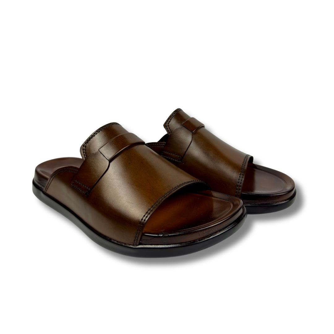 MUSTURD BROWN SLIPPER