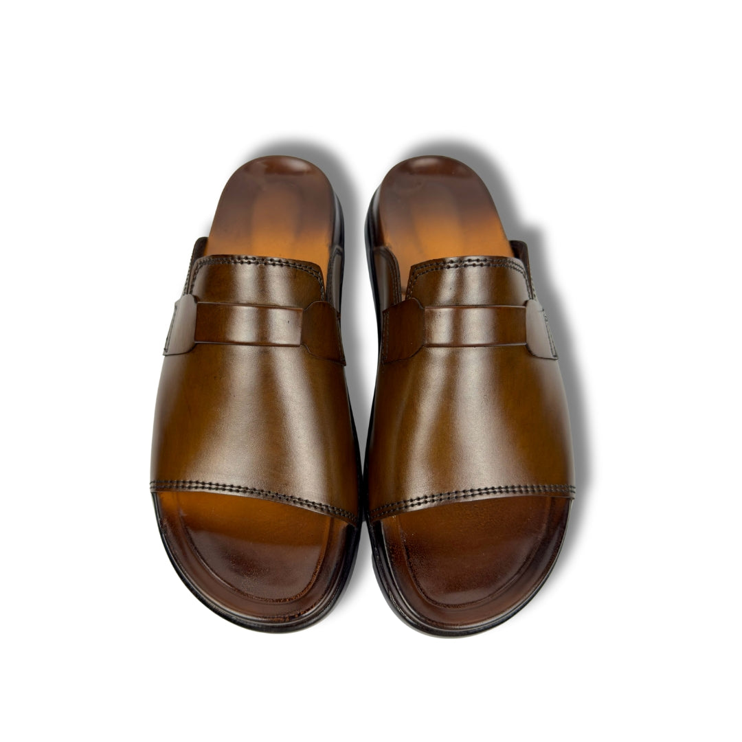 MUSTURD BROWN SLIPPER