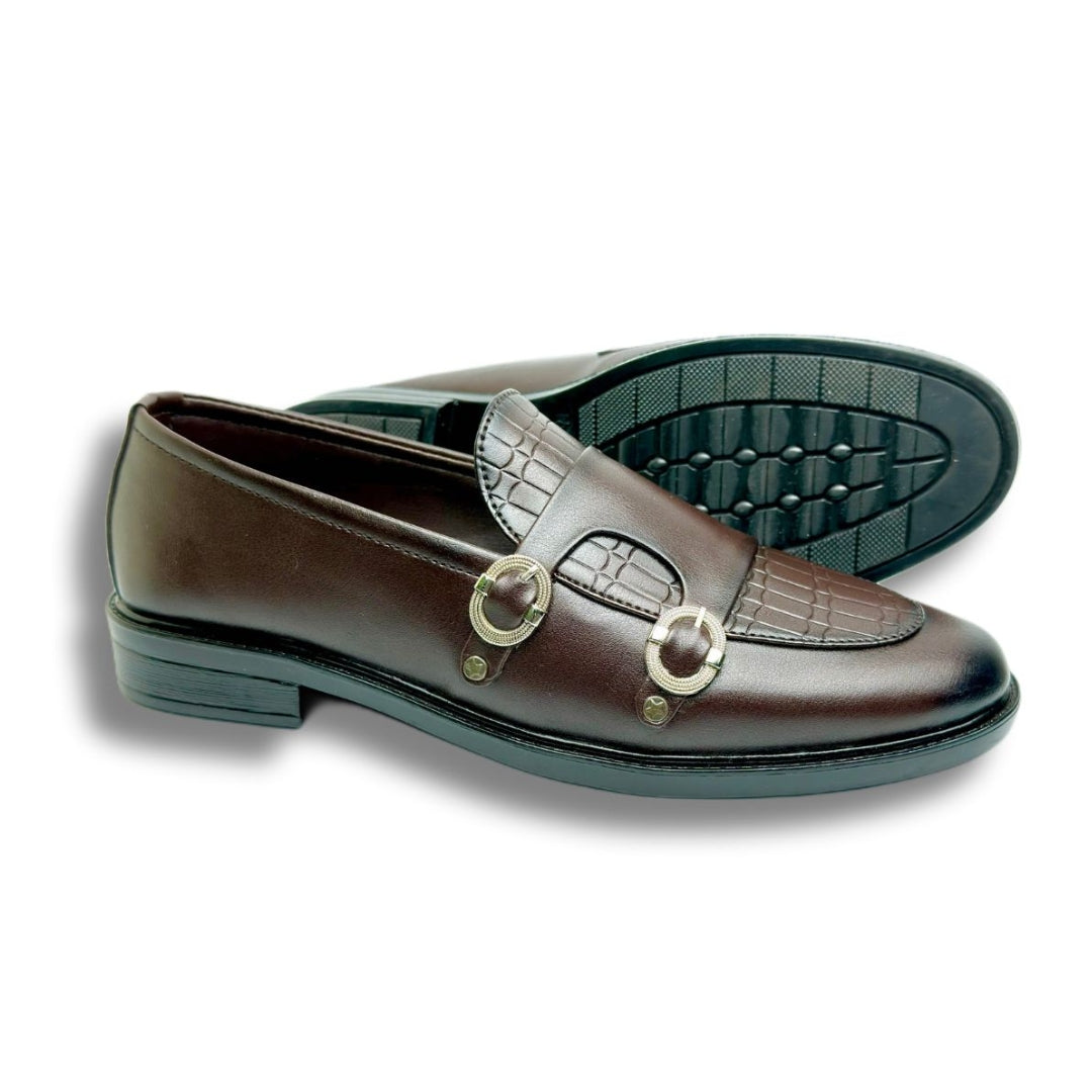 BROWN MONK LOAFER