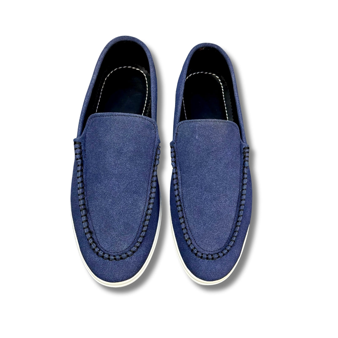 BLUE SUEDE LOAFER
