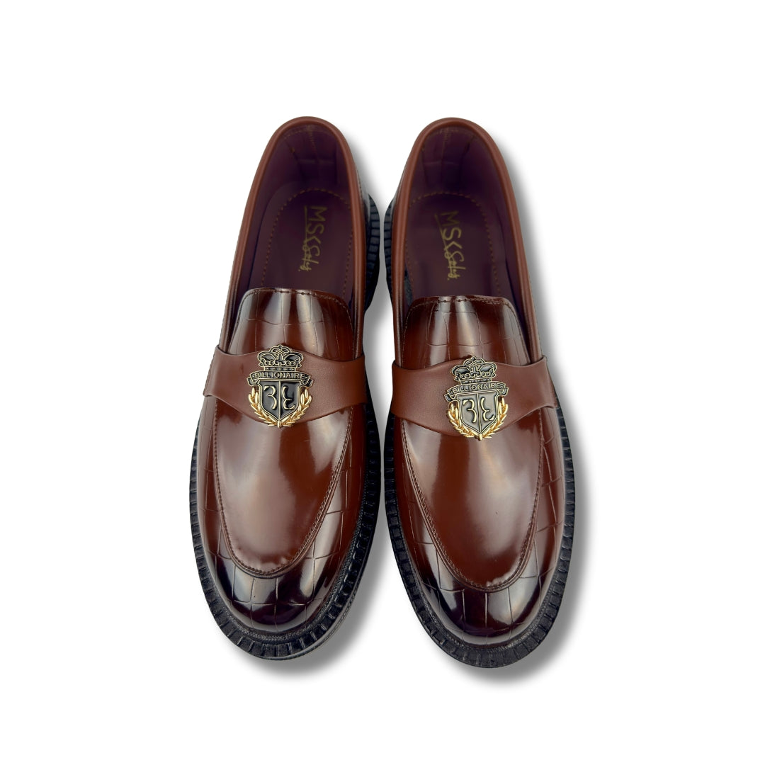 BILLIONAIRE BROWN HIGHSOLE LOAFER