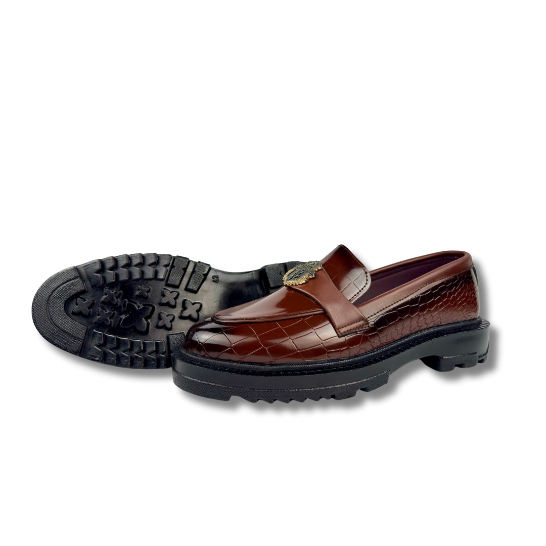 BILLIONAIRE BROWN HIGHSOLE LOAFER