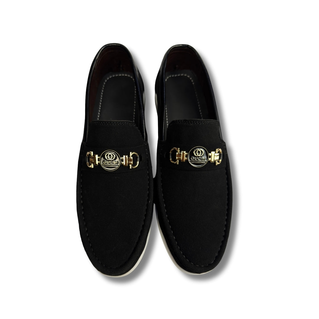 Walmer - Men's Black Suede Loafer