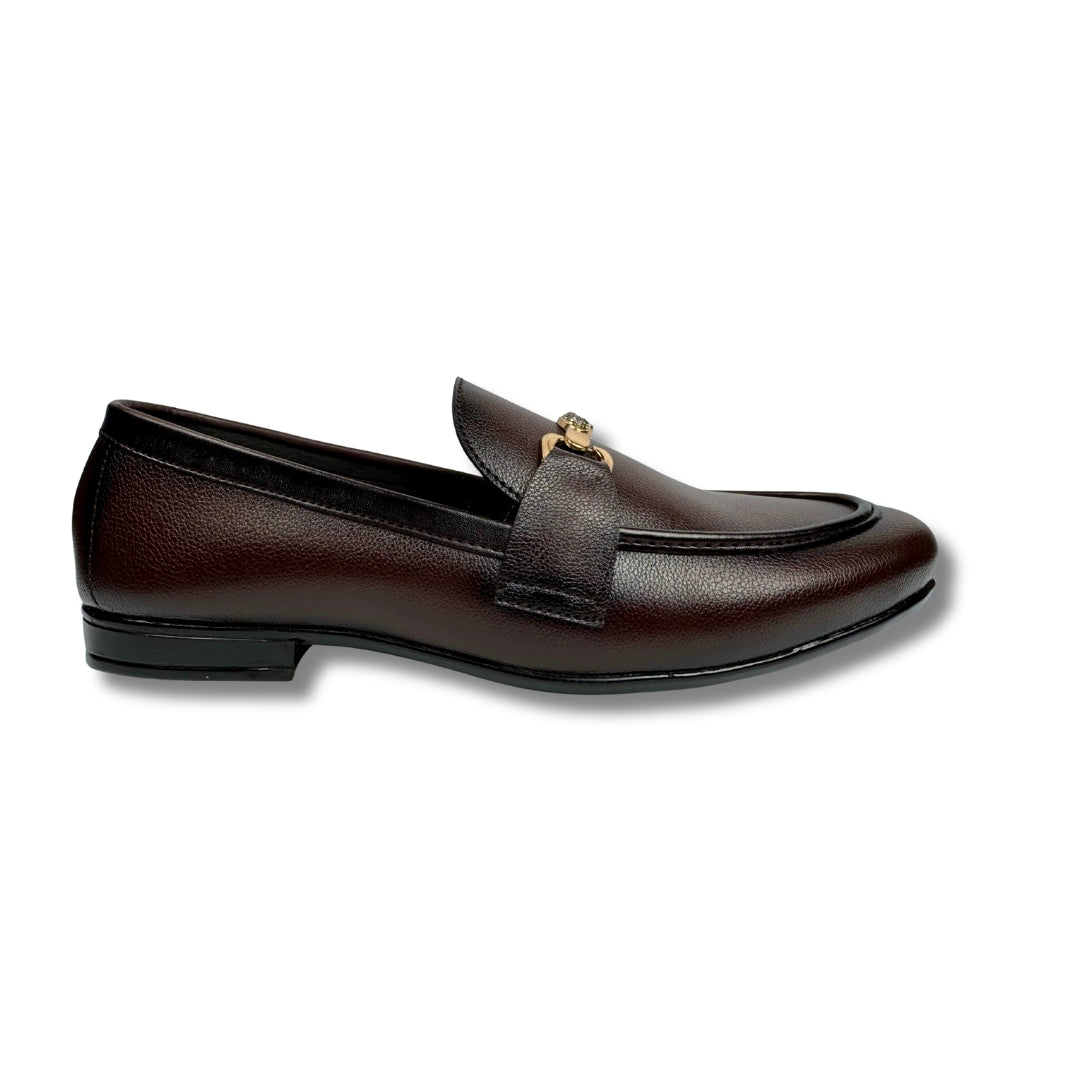 BROWN PLAIN LOAFER 01