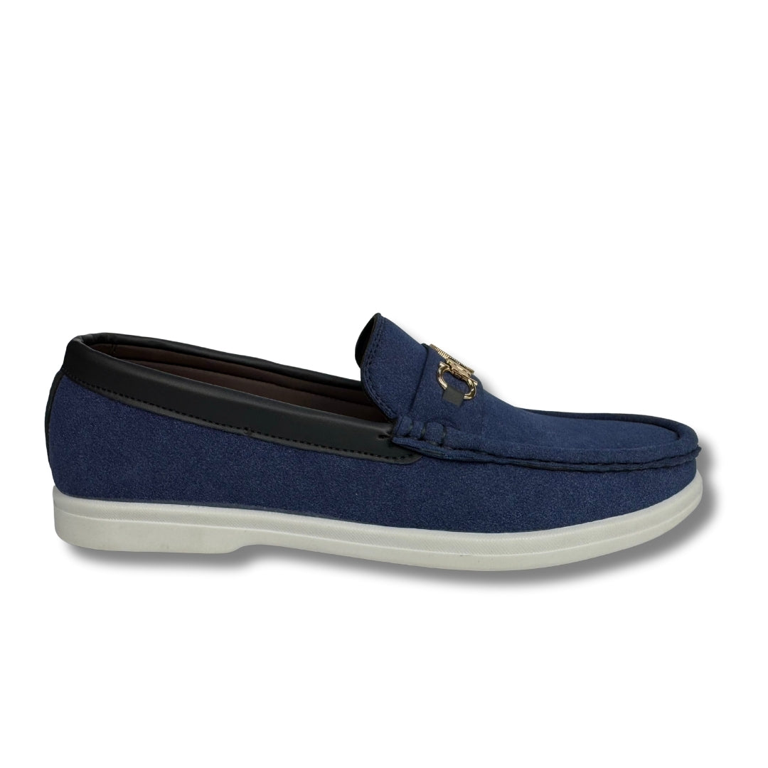 Walmer - Men's Blue Suede Loafer