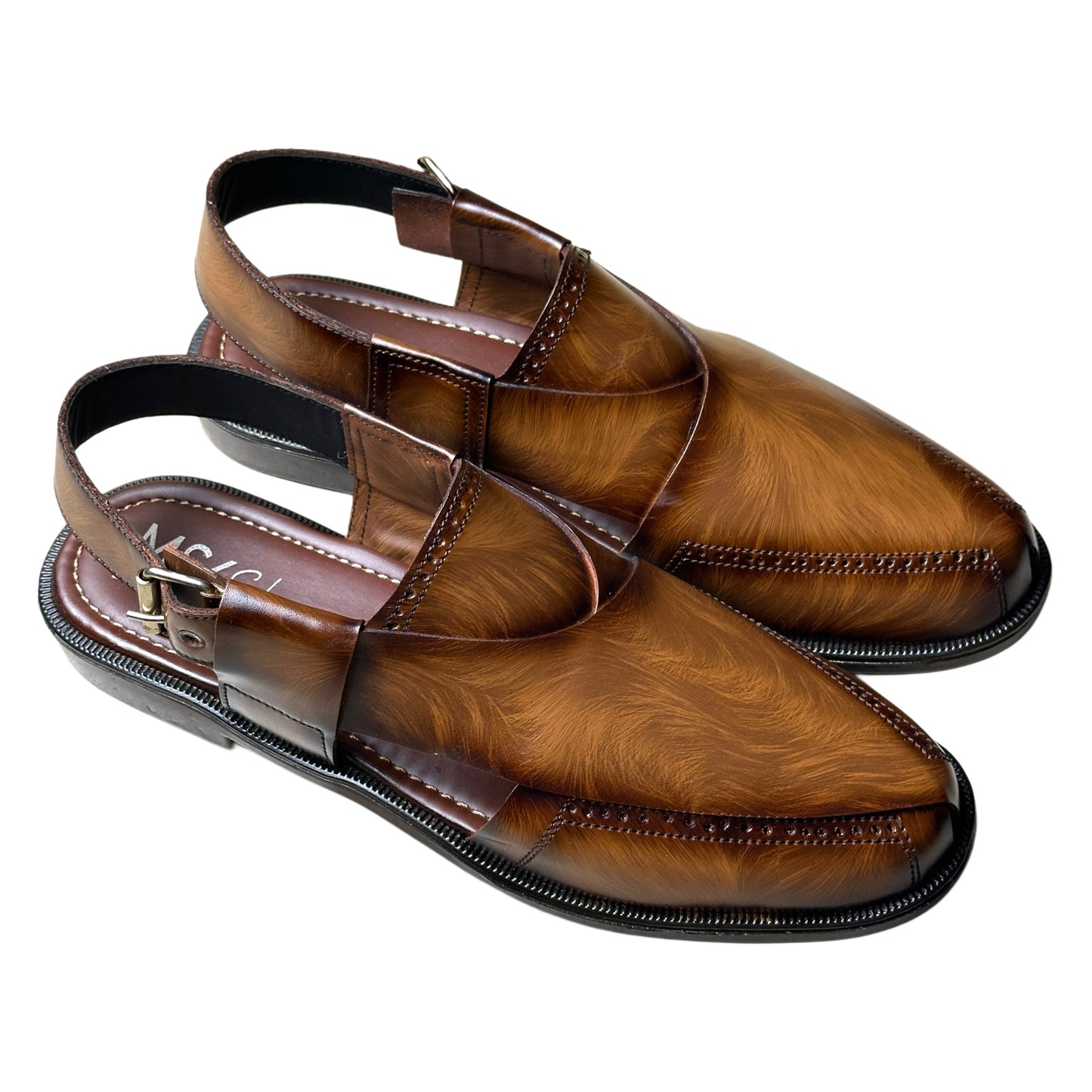 Babar-sheer leather peshawari sandal