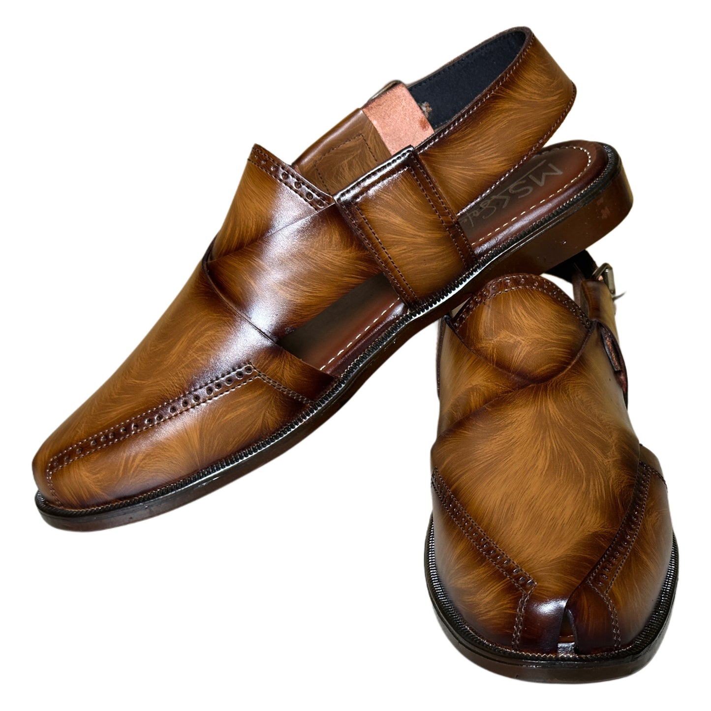 Babar-sheer leather peshawari sandal