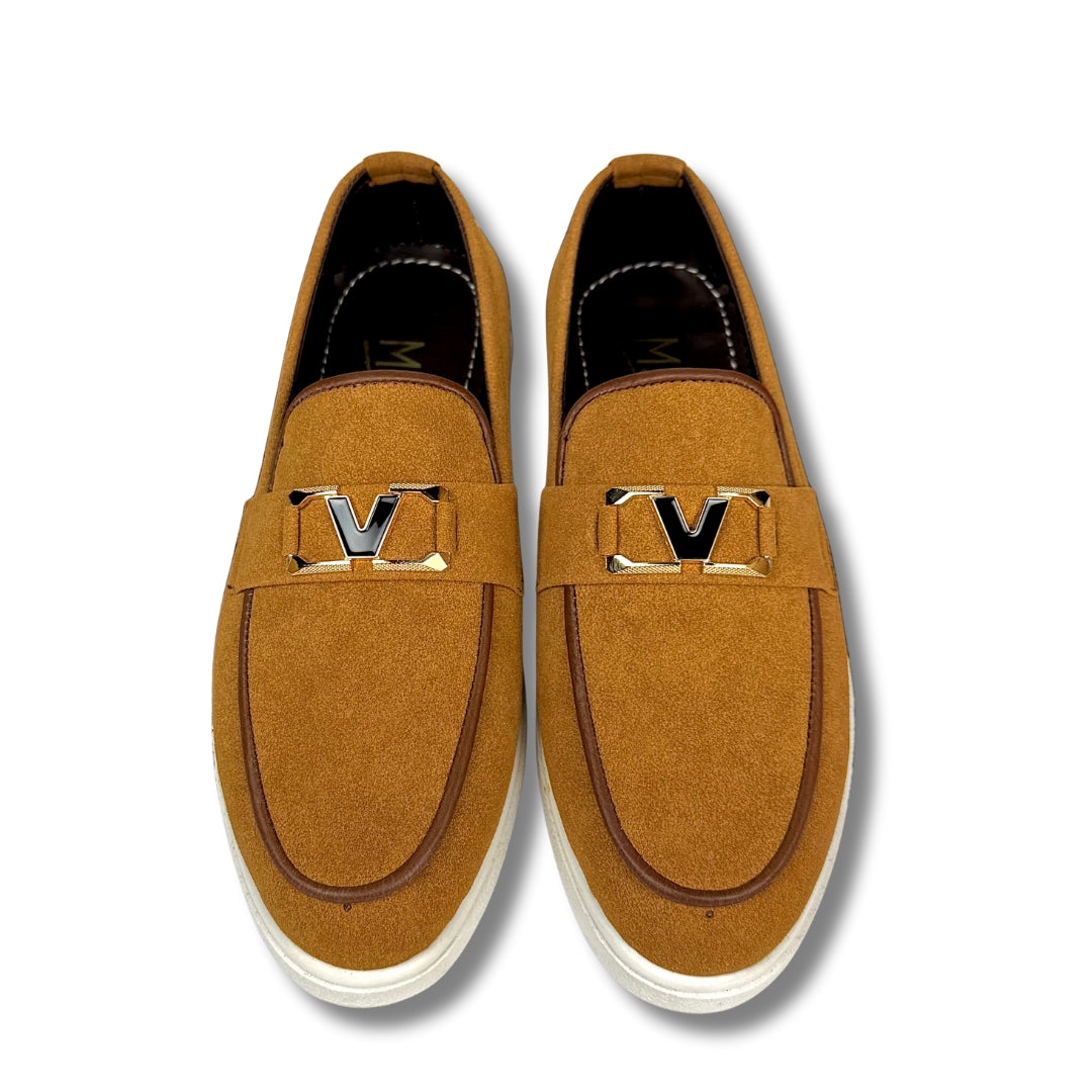 CAMEL BROWN SUEDE LOAFER