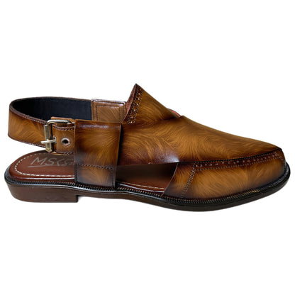 Babar-sheer leather peshawari sandal