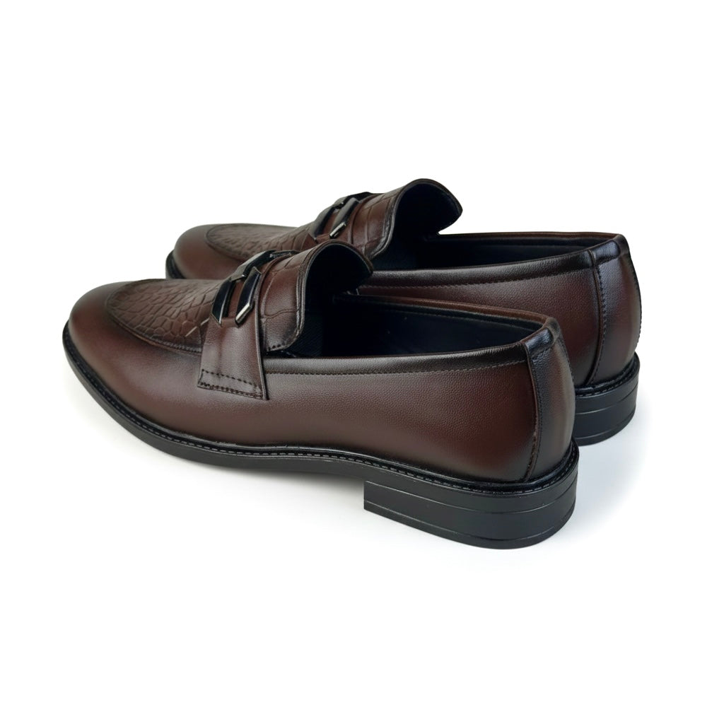 BROWN BUCKLE LOGO FORMAL