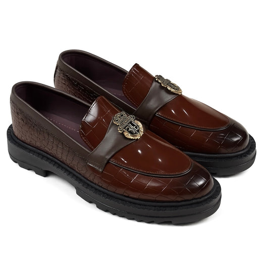 BILLIONAIRE BROWN HIGHSOLE LOAFER