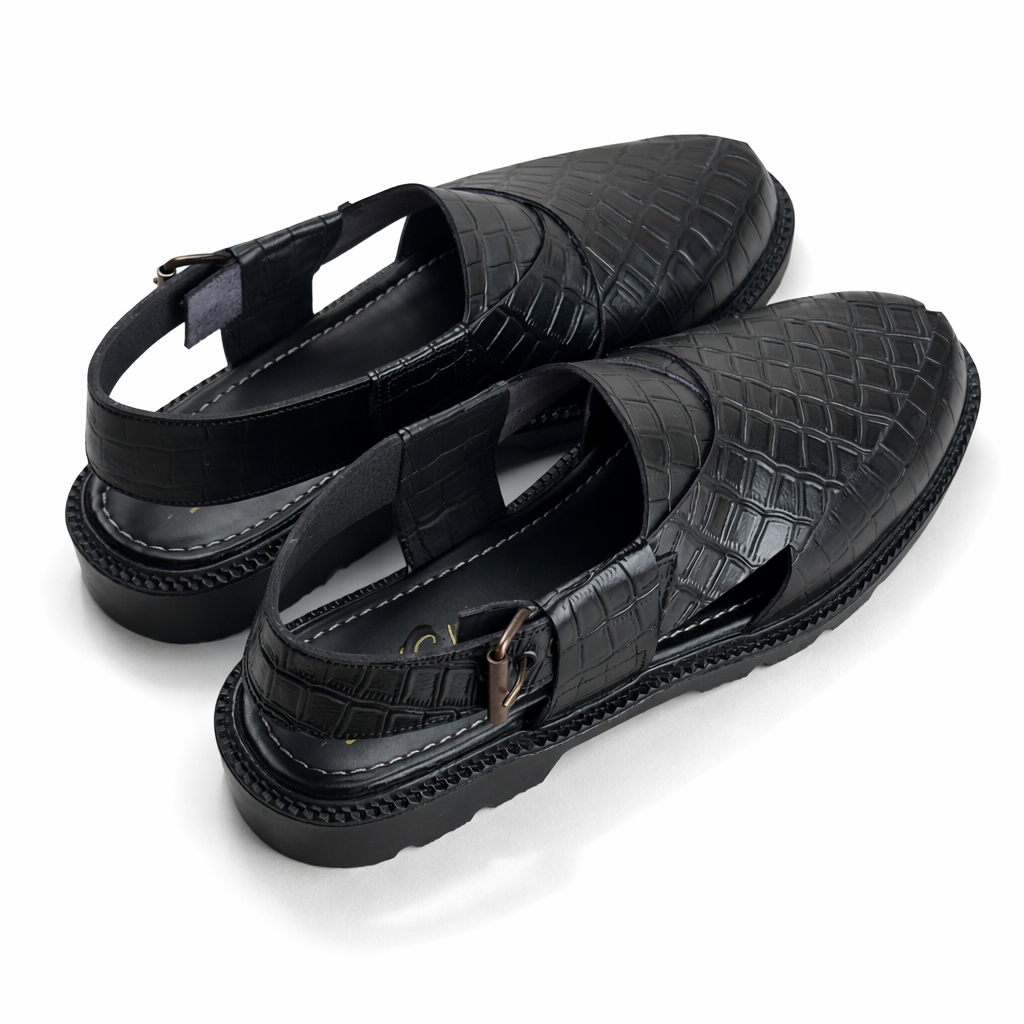 CROC BLACK PESHAWARI - Mid Sole