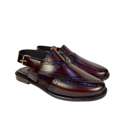 Brown Leather Pehsawari Sandal