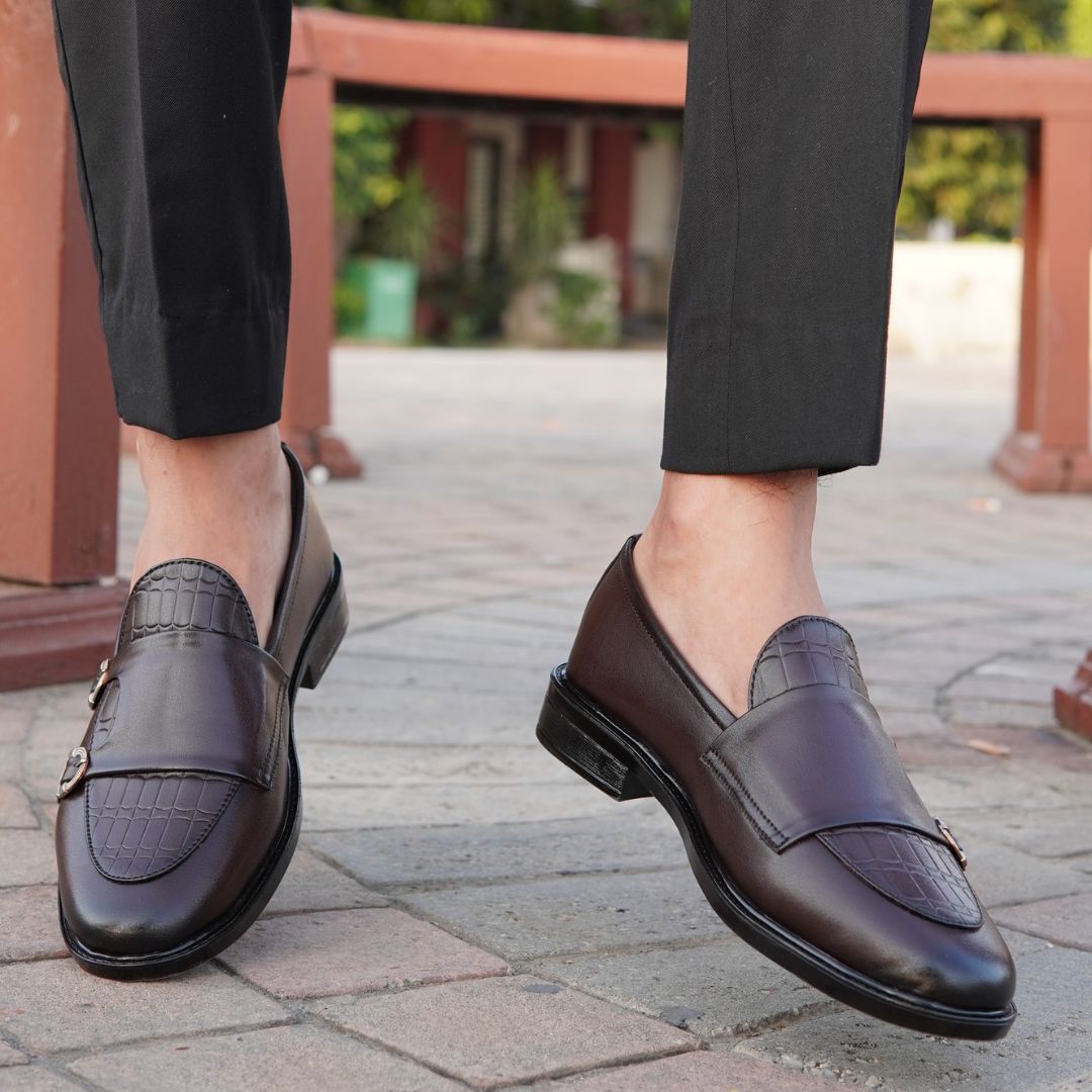 BROWN MONK LOAFER