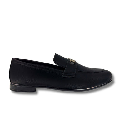 BLACK BUFFED LOAFER
