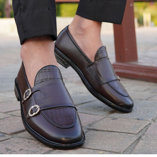 BROWN MONK LOAFER