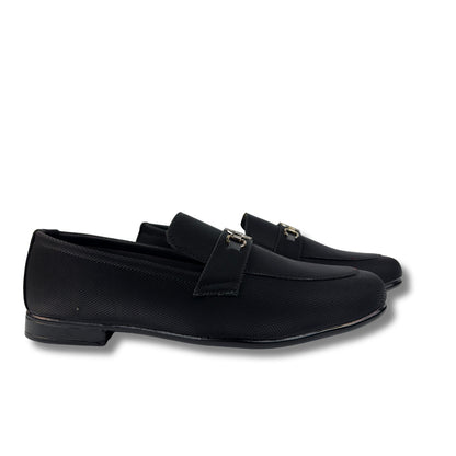 BLACK BUFFED LOAFER