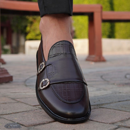 BROWN MONK LOAFER