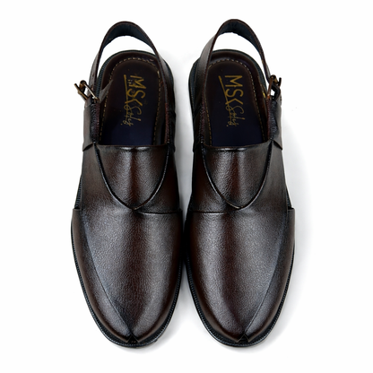 BROWN TEXTURED PESHAWARI