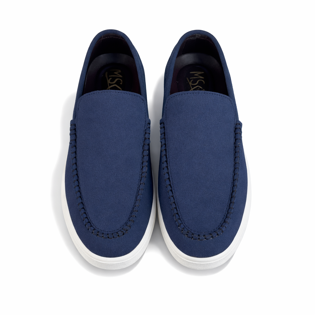 BLUE SUEDE MEDICATED LOAFER