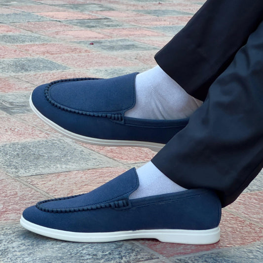 BLUE SUEDE LOAFER