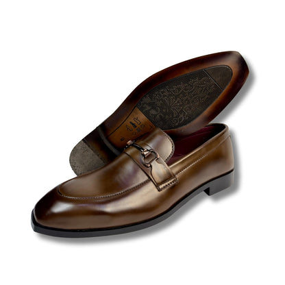 Barroz - Men's Brown Calf Leather Loafer