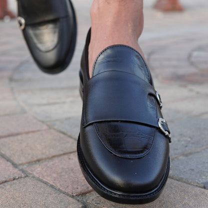 BLACK MONK LOAFER