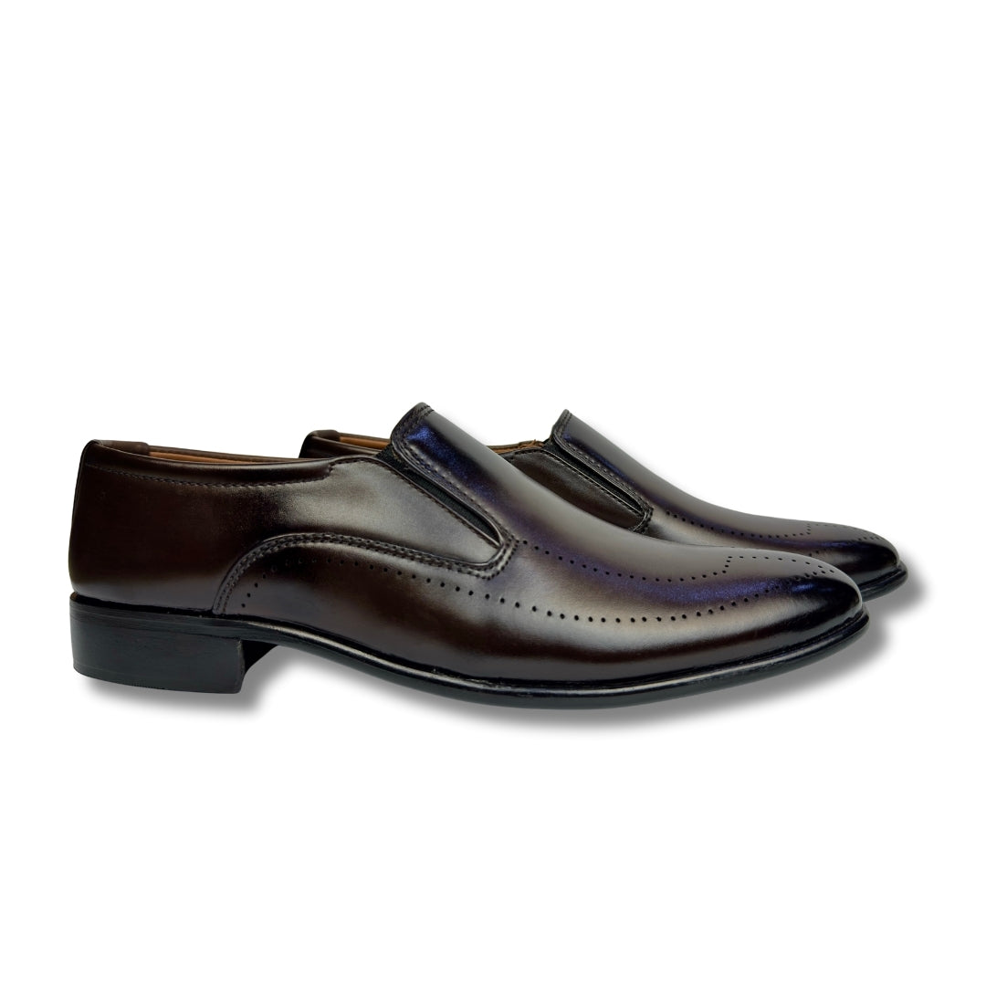 Essen - Men's Dark Brown Calf Leather Loafer