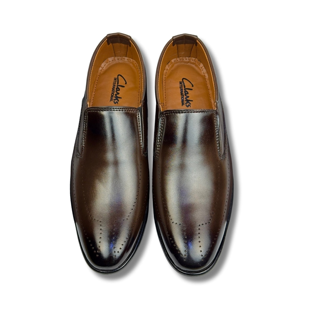 Essen - Men's Dark Brown Calf Leather Loafer