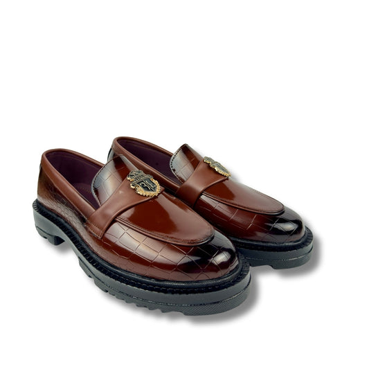 BILLIONAIRE BROWN HIGHSOLE LOAFER