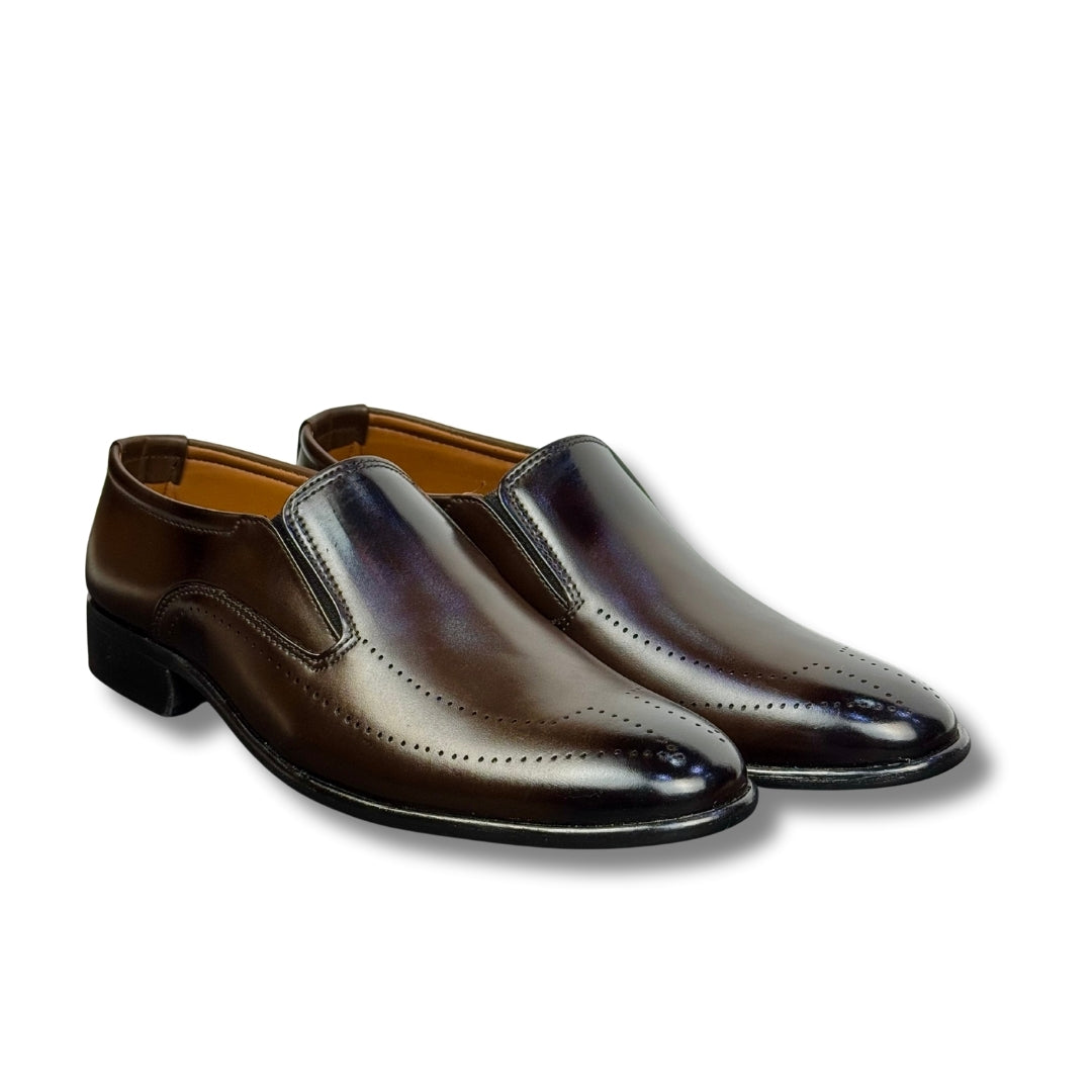 Essen - Men's Dark Brown Calf Leather Loafer