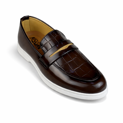 CHERRY PATENT MEDICATED LOAFER
