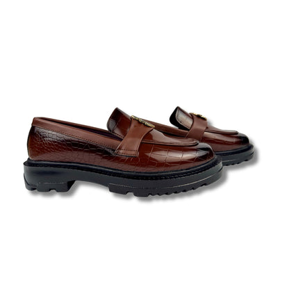 BILLIONAIRE BROWN HIGHSOLE LOAFER