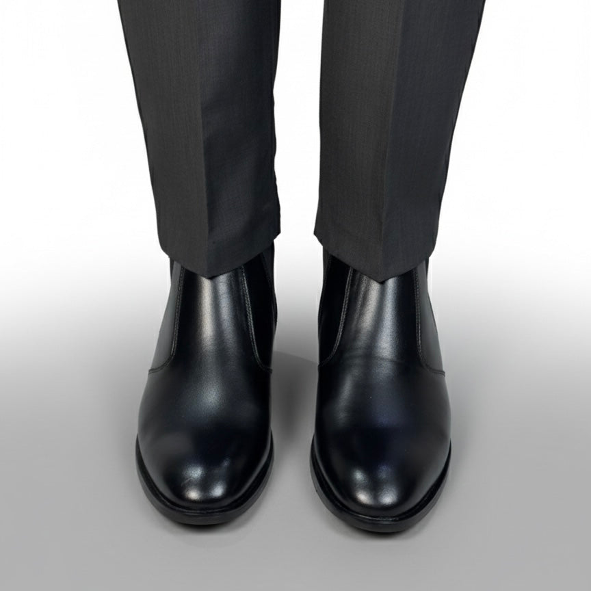 BLACK CHELSEA BOOT PURE LEATHER