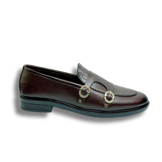 BROWN MONK LOAFER