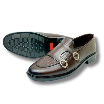 BROWN MONK LOAFER