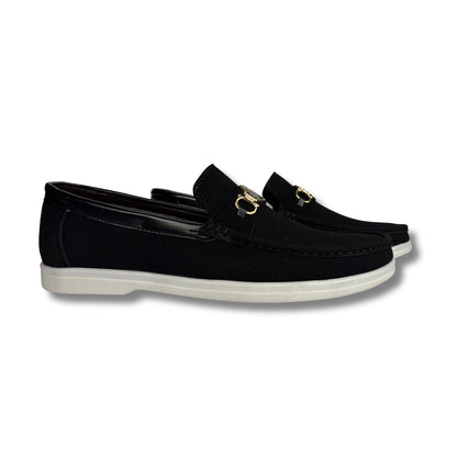 Walmer - Men's Black Suede Loafer