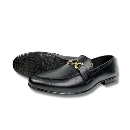 BLACK PLAIN LOAFER 02