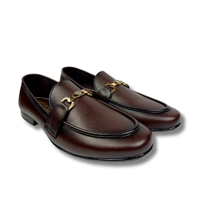 BROWN PLAIN LOAFER 01
