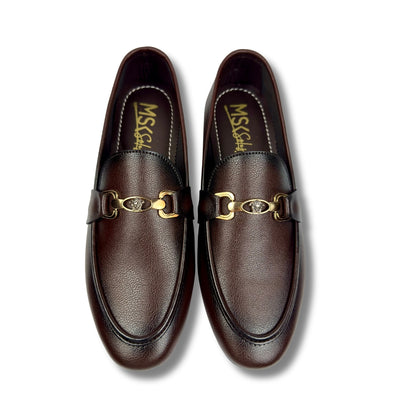 BROWN PLAIN LOAFER 01