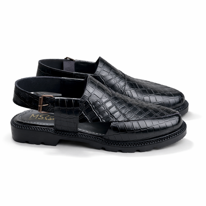 CROC BLACK PESHAWARI - Mid Sole