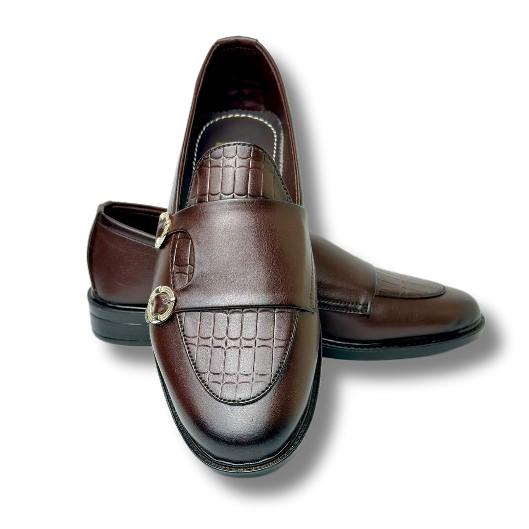 BROWN MONK LOAFER