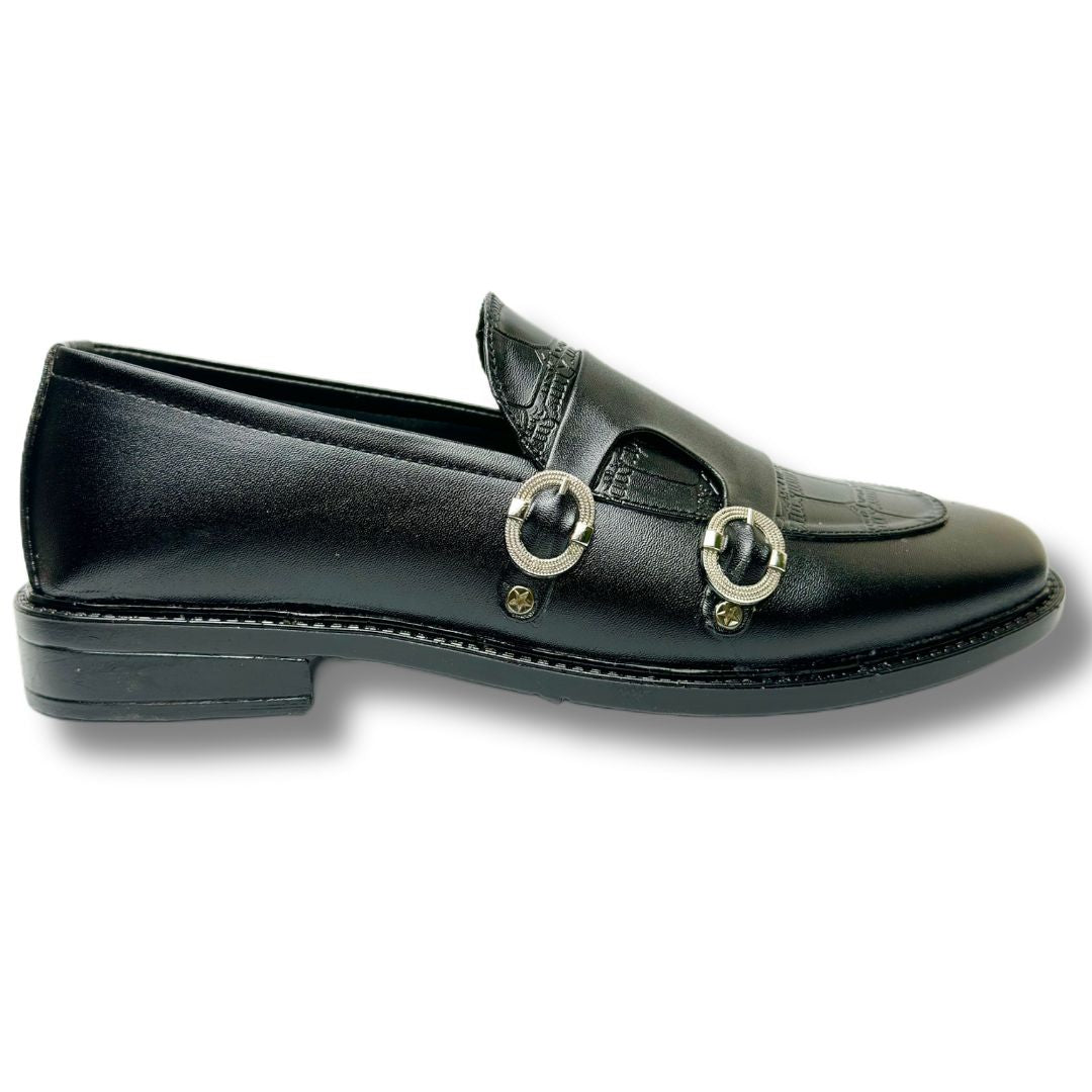 BLACK MONK LOAFER